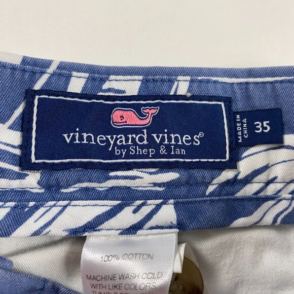 Vineyard Vines All Over Print Breaker Shorts Mens 35 Anguilla Sailing Tropical - Picture 8 of 14